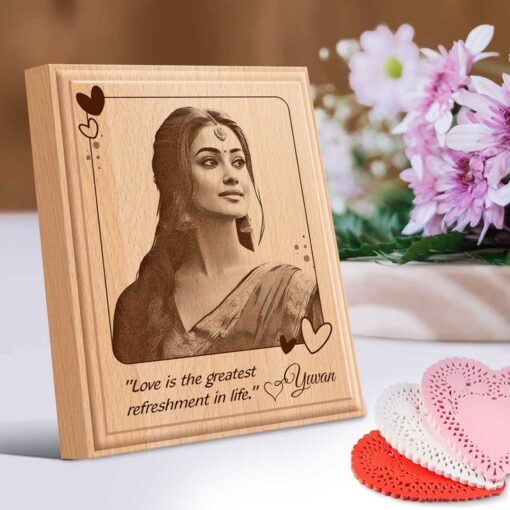 Personalized Wooden Engraved Plaques | Valentines Day Gifts - Image 2